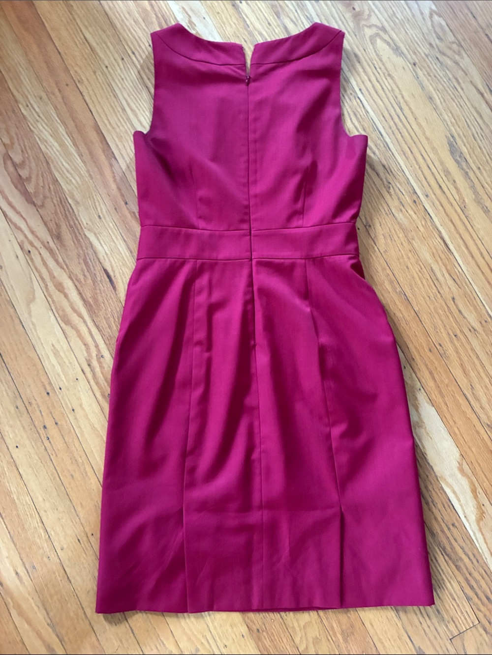 J. Crew Sleeveless Raspberry Sheath Dress - Picture 2 of 3